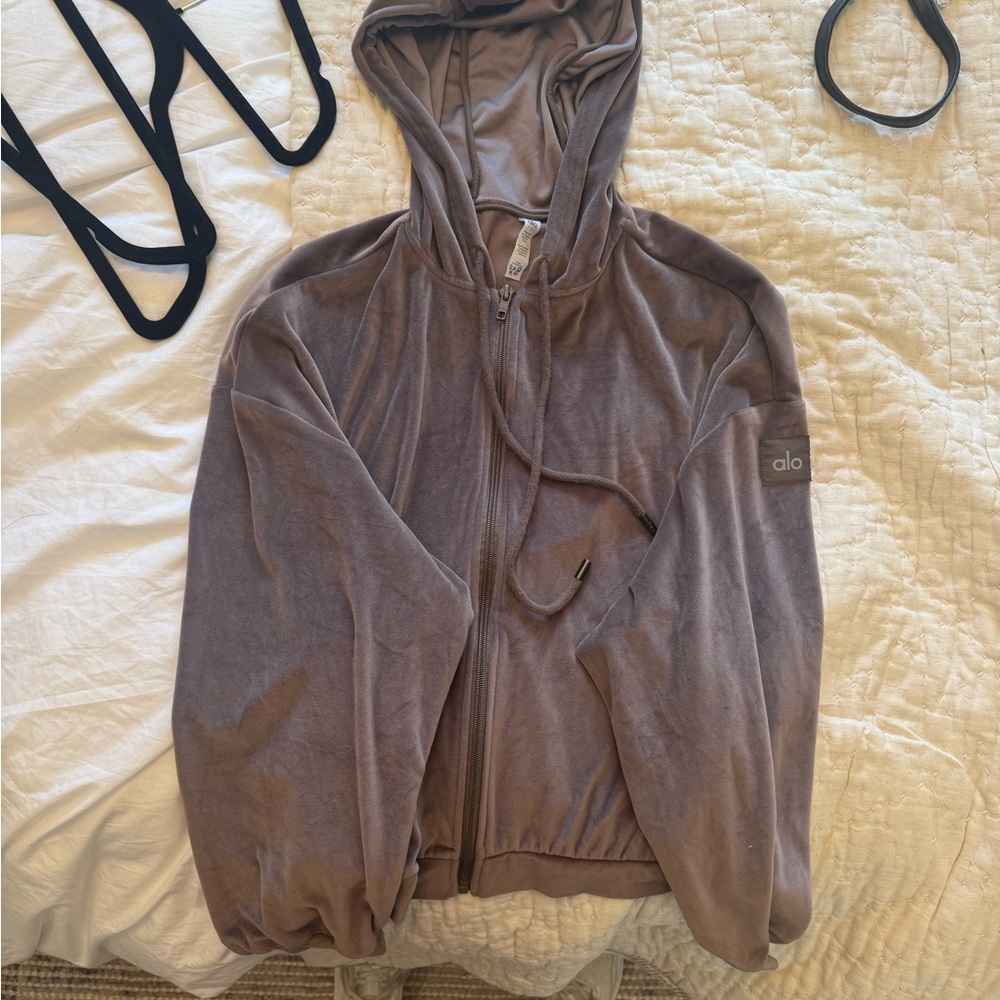 Alo Brown Velour Set